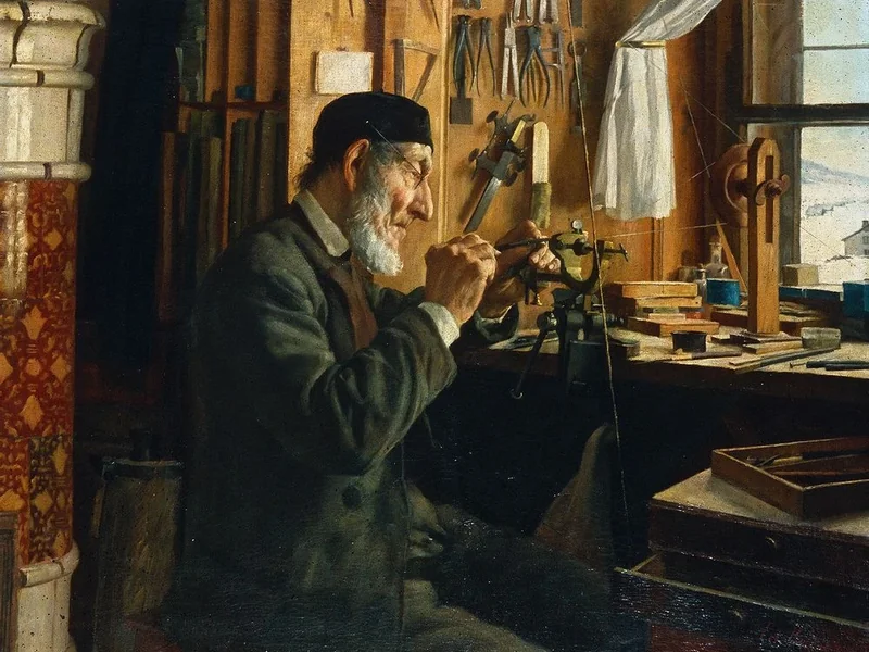 1855-Edouard Kaiser - L'orologiaio